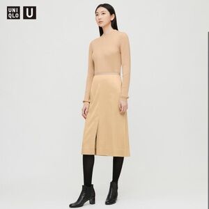 Uniqlo U Satin Midi Skirt